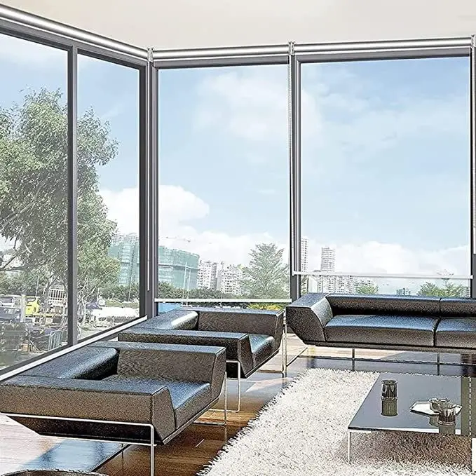 Cortinas enrollables transparentes